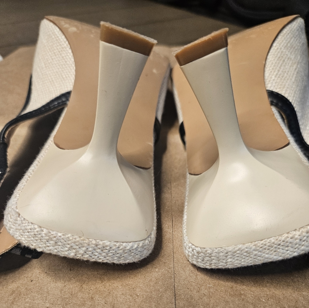 Steve Madden BRI Natural Multi slingback pumps. Size 7.5 - Picture 4 of 10